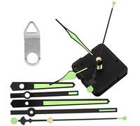 jojofuny Luminous Clock Movement and Hands Kit Battery Operated Replacement for Diy Wall Clock and Making