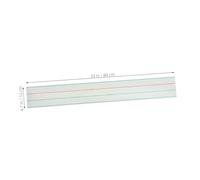 jojofuny Magnetic Dry Erase Board with Red Four-line Pattern for Home School Classroom Use Small Whiteboard with Strong Magnets for Fridge and Metal Surfaces Colorful Sentence Strips for