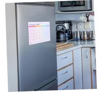 jojofuny Magnetic Monthly Calendar for Fridge Month Paper Planner with Large Fonts Aesthetic Rainbow Design Ink for Kitchen Organization and Daily Scheduling