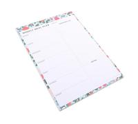 jojofuny Magnetic Weekly Meal Planner Notepad with Detachable Grocery List for Fridge Organization Household Meal Planning From Monday to Sunday and Portable Magnetic Memo Pad for Home Use