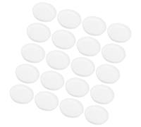 jojofuny Mailing Tube Caps Easy to Install and Reusable Poster Tubes 30pcs for Plastic White and Paper Core End Caps for Shipping and Office Settings
