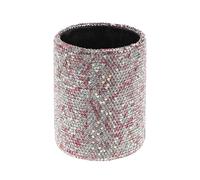 jojofuny Makeup Brush Storage Box Bling Design Makeup Brush Holder Cup Desktop Organizer for Women Comb Pen Storage for Vanity Table