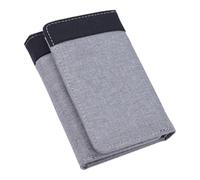 jojofuny Mens Card Holder Wallet with Canvas Material and Multiple Compartments, Folding Design for Organized Storage of Business and Insurance Cards, for Travel Use