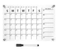 jojofuny Message Drawing Board Weekly Message Boards 14.5x10.2x0.3inch Creative Simple Design for Home Use and Birthday