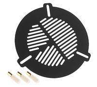 jojofuny Metal Bahtinov Mask Focusing Mask for Telescopes with Scratch-Resistant Aluminum Alloy and Silicone Sleeve 3 Fixing Screws Included Protective Design for Astrophotography Use Black