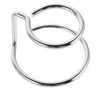 jojofuny Metal Crystal Ball Display Stand Silver Medium Metal Base Sphere Holder for Garden Sphere, Desktop Ornament, and Mineral Rock Display