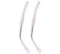 jojofuny Metal Glasses Arms Replacement Designed to Reduce Contacts between Ears and Temples for Sunglasses and Glasses, Sturdy Purple Metal Material Comfortable Wear Feature for Everyday