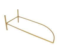 jojofuny Metal Moon Shape Wedding Arch Stand 0.5x1.2m Half-moon Balloon Arch Backdrop Frame for Shower, Graduation, Ceremony, and Garden Party Decorations