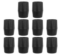jojofuny Microphone Stand Foot Pads 9pcs Rubber Mic Stand Desk Pads Stable Support for Saxophone Stand and Guitar Stand Black