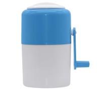 jojofuny Mini Ice Chopper Household Manual Ice Machine Plastic Compact Simple and Practical Design Blue DIY Smoothies Kitchen Tool for Summer Use