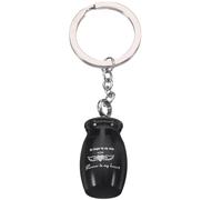 jojofuny Mini Pet Ash Urn Container Key Chain, Black Cremation Keepsake Pendant for Dog and Cat Memorial, Portable Mini Ash Key Holder for Pet Memory and Funeral