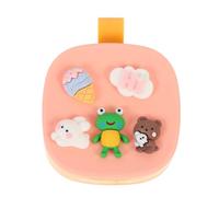 jojofuny Mini Pill Box Sealing Medicine Container Pp and Stainless Steel Pink Multi Compartments Portable Daily Dose Planning Travel