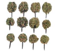 jojofuny Miniature Artificial Green Plant Shrubs Box for Sand Table Decor High Simulation Model Trees for Railway and Diorama Scenery Durable Faux Plants for Landscape Design