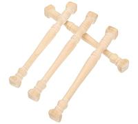 jojofuny Miniature Roman 4pcs Dollhouse Pillar Column Figurine Construction Handrail Decoration DIY Building Accessories for Micro Landscape Aquarium Decor