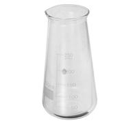 jojofuny Ml High Borosilicate Glass Conical Flask with Thickened Wall and Extra Durability for Laboratory Teaching Demonstrations, Easy to Clean Chemistry Lab Equipment