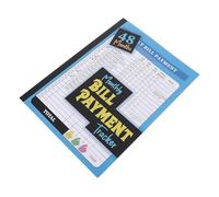 jojofuny Monthly Bill Pay Checklist and Household Financial Record Book with Comprehensive Bill Tracking Budgeting Solution and Ample Writing Space Paper Material for Home Finance