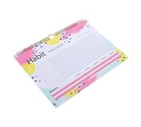jojofuny Monthly Habit Tracker Planner Spiral Bound Journal with Space for Notes and Reminders for Students Teachers and Giving Safe Reusable Design