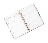 jojofuny Multi Function Planner Notebook Portable Academic Organizer with Weekly Monthly Pages for Office Home and Students Smooth Writing Experience