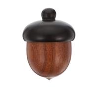 jojofuny Multi-functional Wooden Nut Pendant DIY Craft Storage Holder Diffuser Smooth Surface Essential Oil Release Decorative Charm for Necklace Accessories