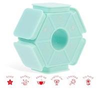 jojofuny Multi-Side Teacher Comment Stamp for Homework Grading PP Material Classroom Supplies Innovative Design with Six English Praise Phrases Motivational Reward Stamper for Elementary