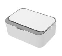jojofuny Multifunctional White Wet Wipes Box with Lid, Abs Material, Easy to Clean Diaper Wipe Holder for Travel and Other Settings