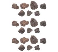 jojofuny Natural Volcanic Lava Rock 1.1kg - Decorative Black Volcanic Stone for Bird Bath, Aquarium, and Garden Plants - Aquascaping and Miniature Fairy Garden Accessories