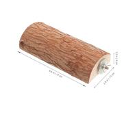 jojofuny Natural Wood Hamster Springboard and Triangular Pet Perch Platform for Rabbits, Guinea Pigs, and Small Animals - Wooden Chew and Exercise Stand for Small Pets