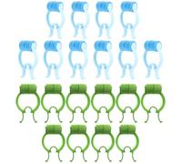 jojofuny Nose Stop Clips 20pcs Eva Portable Lightweight for Home Use Lung Breathing Training and Nosebleeds Prevention