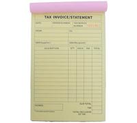 jojofuny Note Copy Tax Invoice Receipt Book Small for Business Order Tracking Pages
