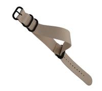 jojofuny Nylon Watch Strap Replacement Band 24mm Beige with Strong Durability and Ergonomic Shape, Simple Design for Smart Watches, for Friends and Boyfriend