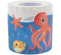 jojofuny Ocean Animal Border Sticker Roll - Removable Colorful Bulletin Board Trim for Classroom Decorations, Under Sea Theme Paper Border for School Festival Accessories