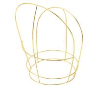 jojofuny Official Hat Welding Skeleton Metal Frame for Crown Making Ancient Headdress Accessory Traditional Support Hairband Stand Bride