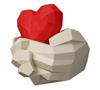 jojofuny Origami Paper Model Wall Hanging Pendant Handmade DIY Paper Folding Craft Material for Geometric Decor