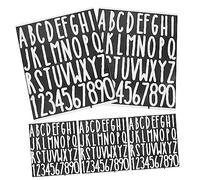 jojofuny Outdoor Mailbox Numbers Reflective Stickers Self-adhesive Pvc for Easy Installati