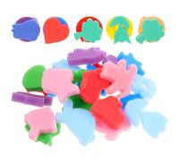 jojofuny Painting Sponge Stampers Creative DIY Art Tools with Cartoon Shapes for Suitable for Oil Watercolor Gouache Early Education Schools Birthday Parties
