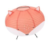 jojofuny Paper Lantern Shade Fox Type Decorative Light Cover for Pendant Lampshade Unique Hanging Ornament for Paper Lantern Lampshade