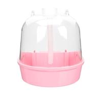 jojofuny Parrot Bathing Basin Parrot Shower Box Naturally Cleans Fur Relieves Stress Plastic Bird Bathing Tub and Budgies