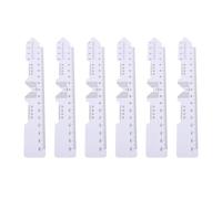 jojofuny Pd Rulers with Accurate Scale 6pcs Pupillary Distance Measurement Tool Portable Carry Eye Test Equipment for Optical Use