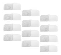 jojofuny Pet Water Fountain Filter Replacement Impurities and Catches Hair and Debris 12pcs with Activated Carbon and Cotton Material Filters for Cat and Dog Fountains for Small Pets