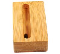 jojofuny Phone Sound Amplifier Bamboo Wood Phone Holder Stand Retro Desktop Cellphone Cradle Echo Resonance Amplify Audio for Convenient Video Watching