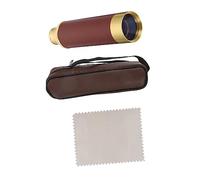 jojofuny Pirate Telescope Retro Monocular Compact for Adults Hunting Leather Case