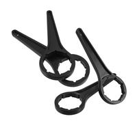 jojofuny Plastic Bucket Lid Opener Tool Compact and Handy Design 4pcs with Ergonomic Handle, High Durability Drum Wrench for 20-30l Plastic Buckets and Barrels for Industrial Environments