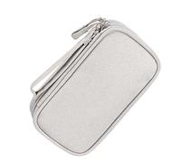 jojofuny Portable Electronic Organizer Bag for Travel Accessories Earphone and Charging Cable Storage Lightweight Oxford Cloth Case with Smooth Zipper Compact Dual Design for USB Flash