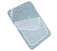 jojofuny Portable Folding Ironing Mat Tabletop Ironing Pad Heat Resistant with Polyester Sponge and Mesh Material, Extra Thick Padding Protects Clothes from Burns, for Travel and Home Use