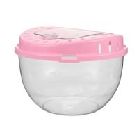 jojofuny Portable Hamster Cage Small Pet Carrying Box with Handle Travel Hamster Carrier Cage for Small Animals Uk