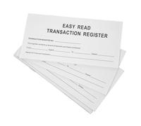 jojofuny Portable Large Print Check Register for Personal Expense Tracking Financial Management and Accounting User-Friendly Layout for Convenient Checkbook Organization and Budgeting