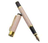 jojofuny Portable Metal Fountain Pen Fine Nib Writing Pen for Students and Office Use Iron Material with Smooth Calligraphy Ink Compact Design for School and Business