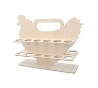 jojofuny Portable Wooden Storage Rack Creative Two Kitchen Holder for Safe Organization for Home and Refrigerator Use
