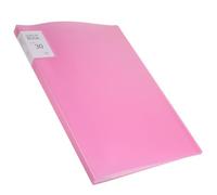 jojofuny Portfolio Folder with Clear Sleeves for Artwork Storage Rounded Corner Display Book for Painting Protection Secure Binding Art Portfolio Folder for Artists and Students