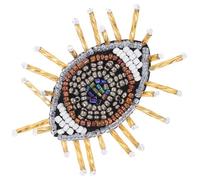 jojofuny Practical Creative Clothing Patch Sewing Accessory Cloth Material Fashionable Delicate Charming Beaded Applique for Garments Bags DIY Covering Holes Or Scars Clothes Decoration